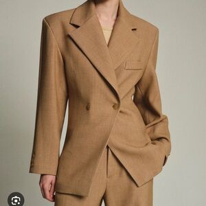 Source Unknown Double Breasted Cinched Blazer